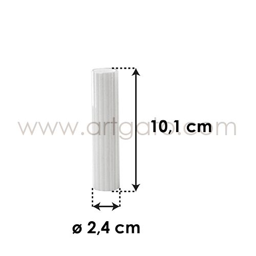 12 Chevilles Blanches SPS - Haut. 10,1 cm