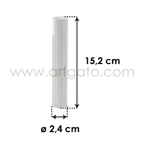 12 Chevilles Blanches SPS - Haut. 15,2 cm