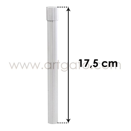 12 Colonnes Blanches SPS - Haut. 17,5 cm