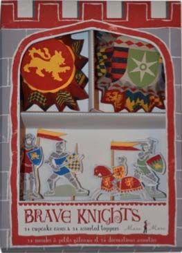 Caissettes et Décors Cupcakes Meri Meri® | Chevaliers