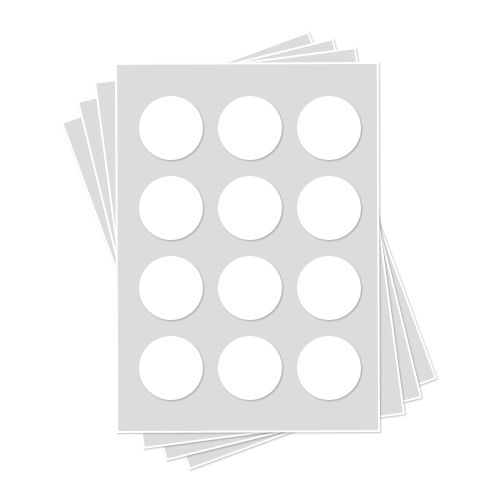 Feuilles de Glaçage | 12 Cercles de 5,4 cm de diamètre