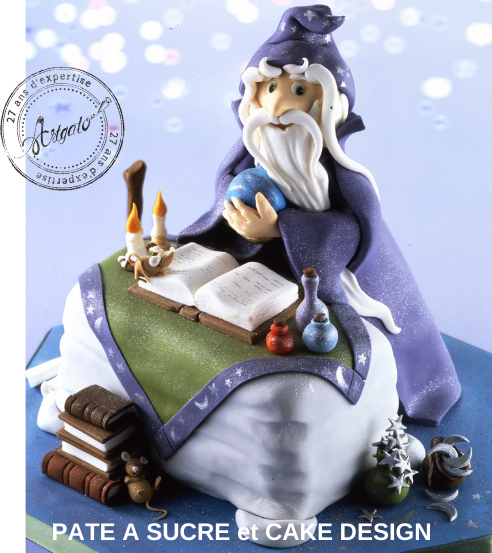 Gâteau Magicien Pâte à Sucre Debbie Brown